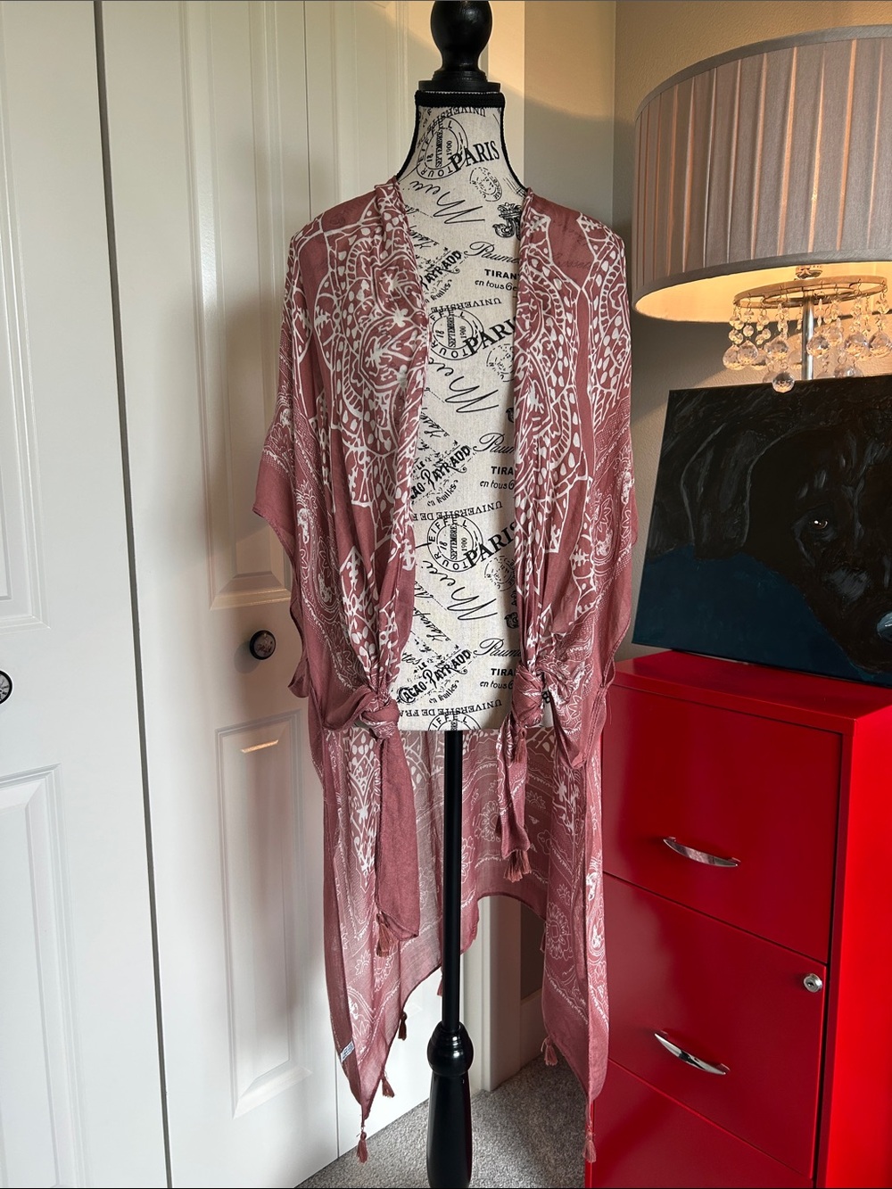 NWOT Abstract Print Komono
